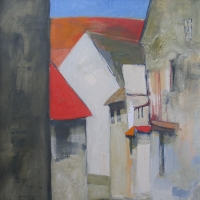 Bourges 80/60 cm oil, sold