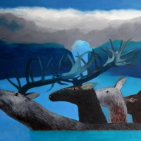 Widzimy was. 80 x100 cm, olej na płótnie.