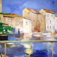 Pejzaż z Saint Tropez- 100/70 olej