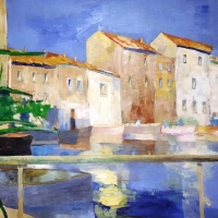 Saint Tropez, olej 100/70 cm