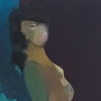 Zaklęte rewiry, 120/40 cm, olej.