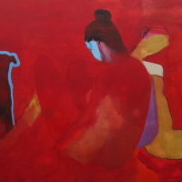Kapiące się, 100 x 130 cm, olej