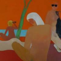 Dyskretny urok burżuazji, 100 x 130 cm, olej
