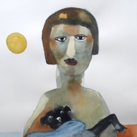 Kira, 65 x 40 cm, papier