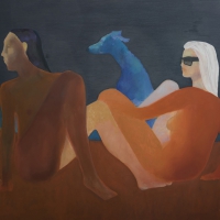 Kontrasty, 100 x 130 cm, olej