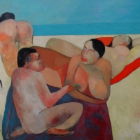Czwórka 120/100 cm olej,