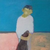 Odnaleziony, 100/70 cm, olej.