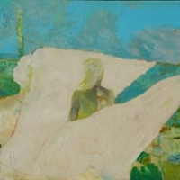 Spalony słońcem, 80/60 cm, olej